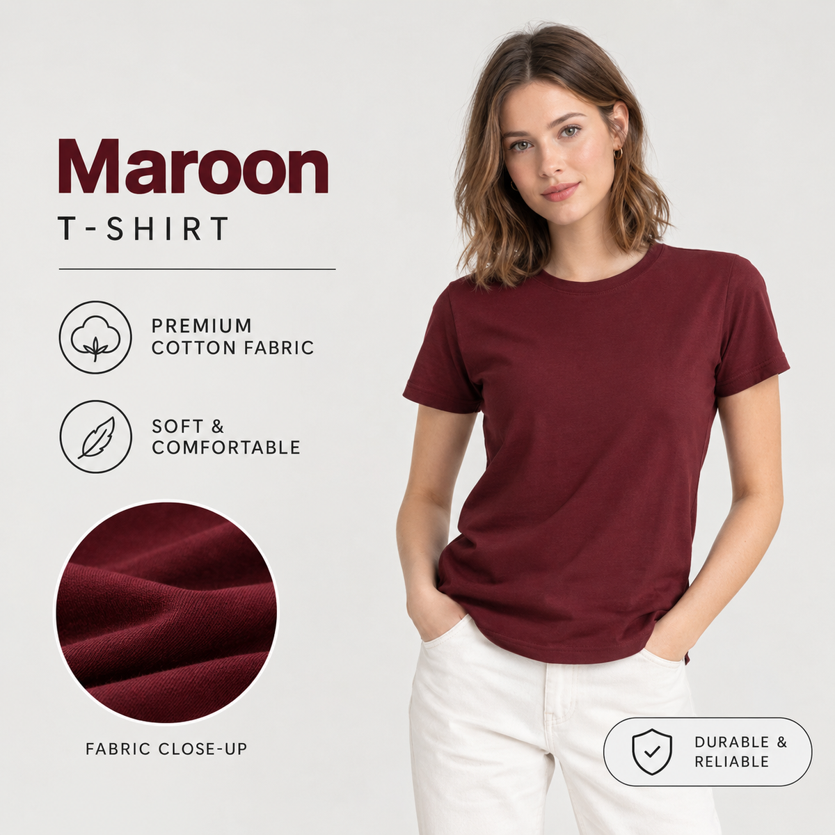 Women's T-Shirt – Maroon